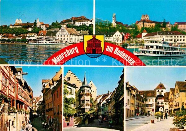 Meersburg Bodensee Hafen Fähre Stadtmotive