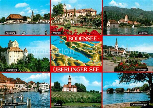 Konstanz Bodensee Mainau Bodmann Meersburg Überlinger See