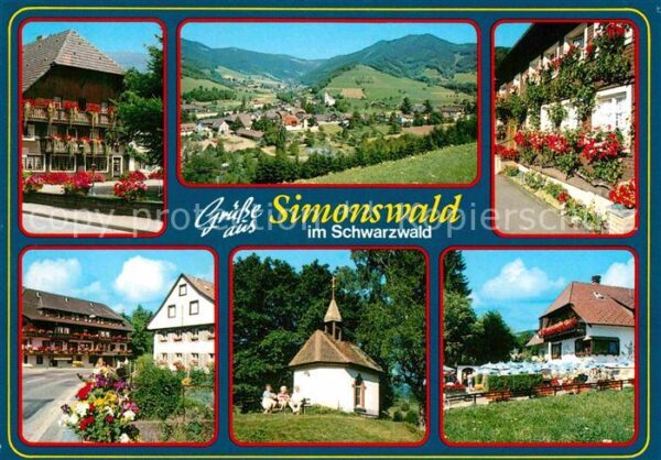 Simonswald Panorama Gasthäuser Kapelle