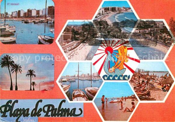 Playa de Palma Mallorca El Arenal Strandpartien Hafen