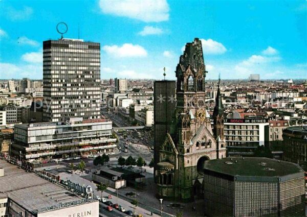 Berlin Stadtblick Gedächtniskirche Europa Cent