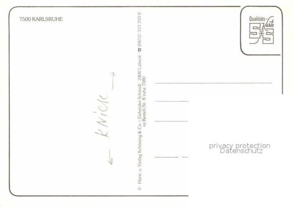 Karlsruhe Baden Marktplatz Schloss Prinz Max Palais Kun – Bild 2