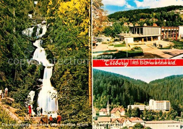 Triberg Schwarzwald Wasserfälle Kurhaus Badener Hof