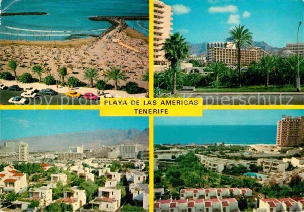 Playa de las Americas Fliegeraufnahme Panorama Hotels
