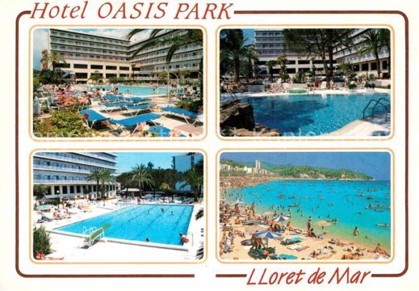 Lloret de Mar Hotel Oasis Park Schwimmbad Strand