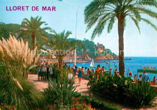 Lloret de Mar Strandpromenade Burg