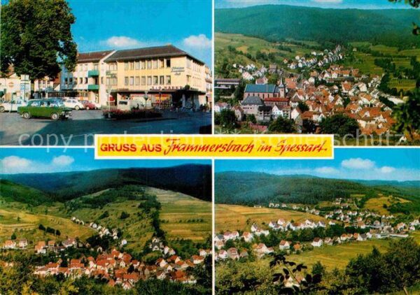 Frammersbach Marktplatz Panorama