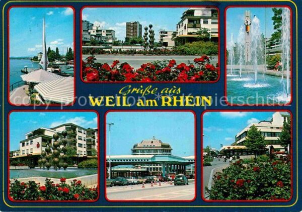 Weil am Rhein Dreiländereck Teilansichten
