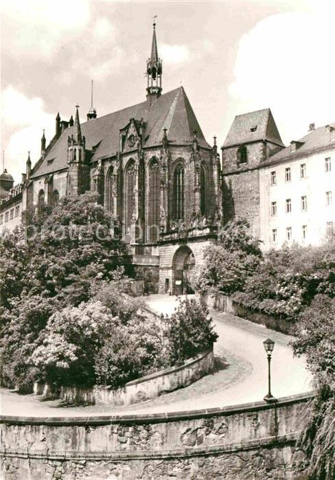 Altenburg Thueringen Schlosskirche mit Schlossauffahrt