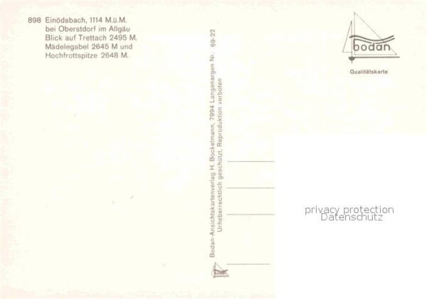 Einoedsbach mit Trettach Mädelegabel Hochfrottspitz – Bild 2