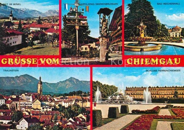 Chiemgau Reit im Winkl Ruhpolding Marienbrunnen