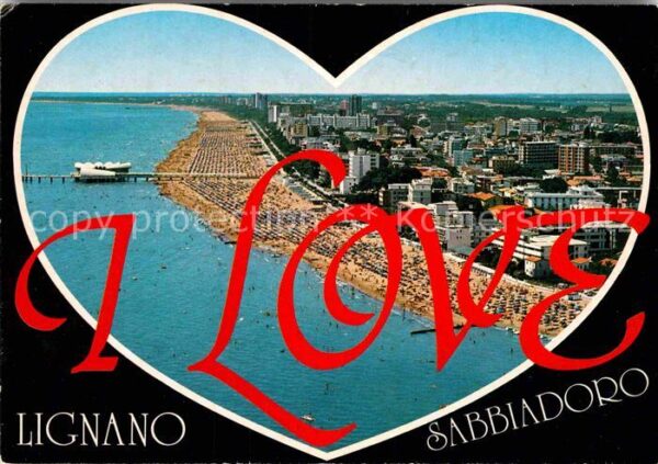 Lignano Sabbiadoro Fliegeraufnahme