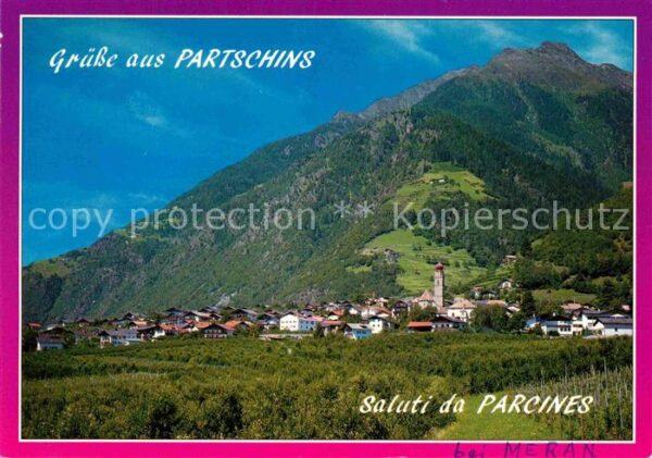 Partschins Parcines mit Zielspitze