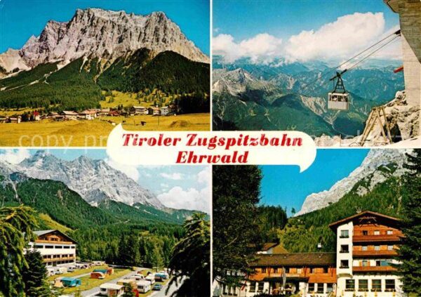 Ehrwald Tirol Tiroler Zugspitzbahn Talstation mit Alp