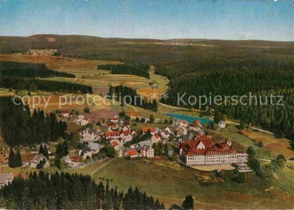 Friedenweiler Kinderheilstätte Fliegeraufnahme