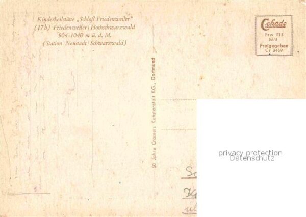 Friedenweiler Kinderheilstätte Fliegeraufnahme – Bild 2