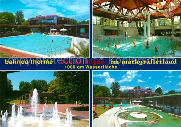 Bad Bellingen Thermal Hallen und Freibad Springbrunne
