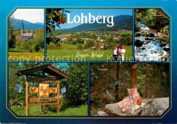 Lohberg Lam Kirche Panorama Fluss Wildtierpark Luch