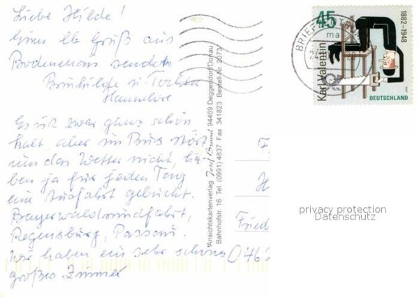 Bodenmais Gipfelkreuz Panorama Brunnen Strassenpa – Bild 2