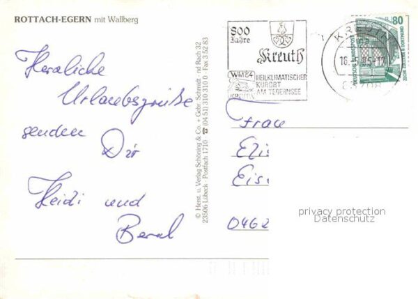 Rottach-Egern mit Kirche und Wallberg – Bild 2