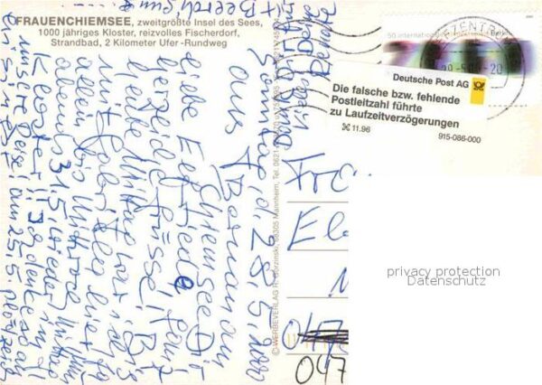 Fraueninsel Chiemsee Fliegeraufnahme mit 1000jährigem Kloste – Bild 2