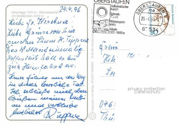 Hirschegg Kleinwalsertal Vorarlberg mit Widderstein – Bild 2