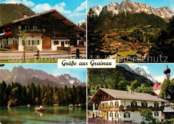 Grainau Restaurant Totalansicht Seepartie