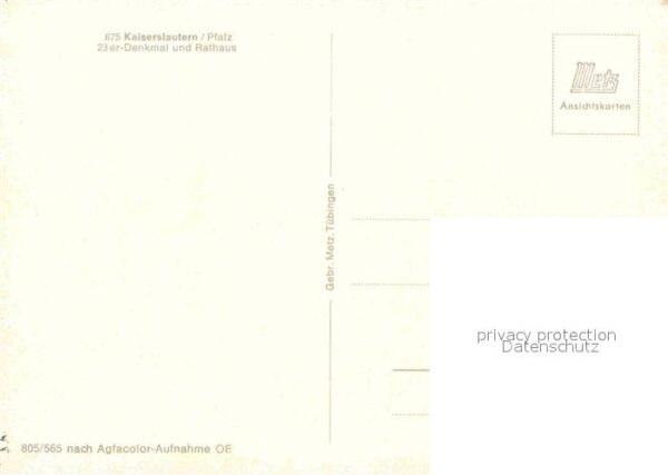 Kaiserslautern 23er Denkmal und Rathaus – Bild 2