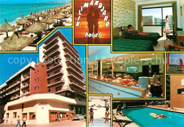 El Arenal Mallorca Hotel Kilimandjaro Strand Swimming Pool