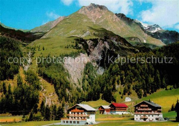 Kals Grossglockner Gasthof Taurer mit Kendlspitze Hohe Tau