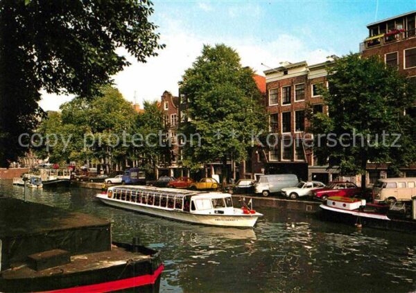 Amsterdam Niederlande Prinsengracht met Anne Frankhuis Ausflu
