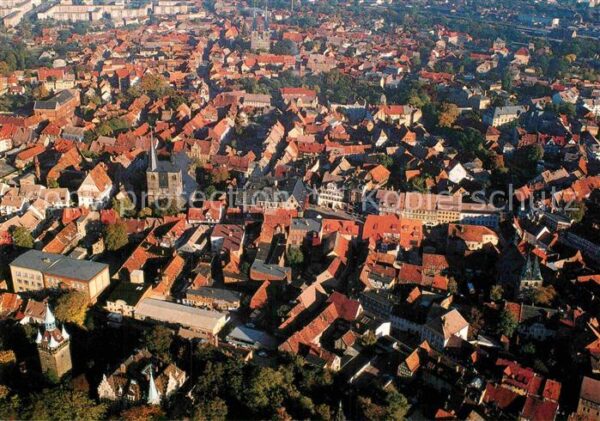 Quedlinburg 1000jährige Fachwerkstadt Fliegeraufnah