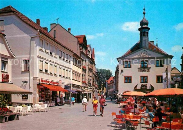 Bad Kissingen Marktplatz Strassencafe