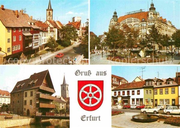 Erfurt Krämerbrücke Centrum Warenhaus Haus zur