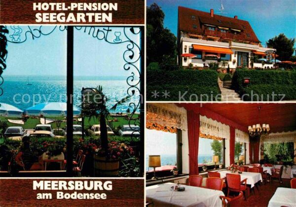 Meersburg Bodensee Hotel Pension Seegarten Restaurant Seeb