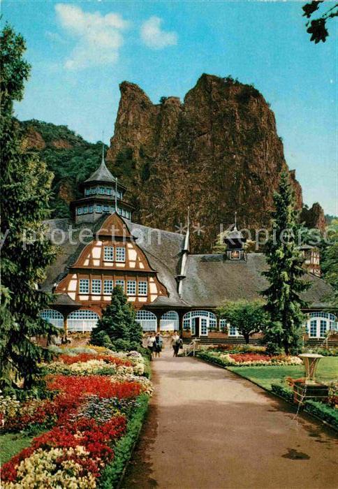 Bad Muenster Stein Ebernburg Badehaus Rheingrafenstein Felsen
