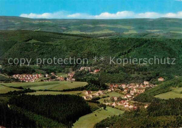 Bilstein Sauerland Luftkurort Fliegeraufnahme