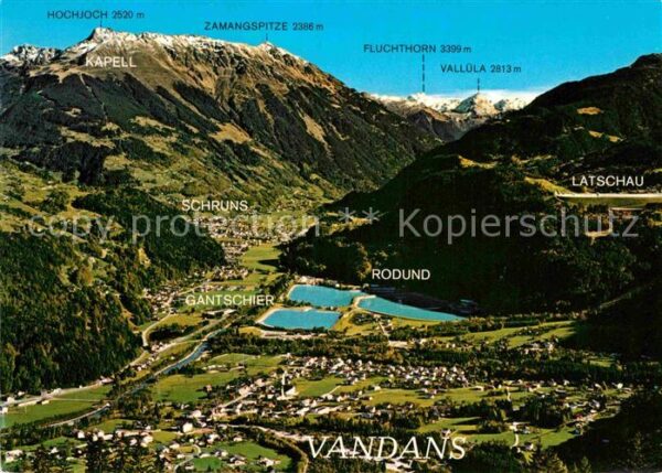 Vandans Vorarlberg Staubecken Rodund Latschau Hochjoch Val
