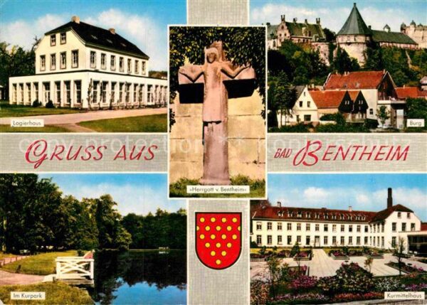 Bentheim Bad Logierhaus Kurpark See Burg Kurmittelha