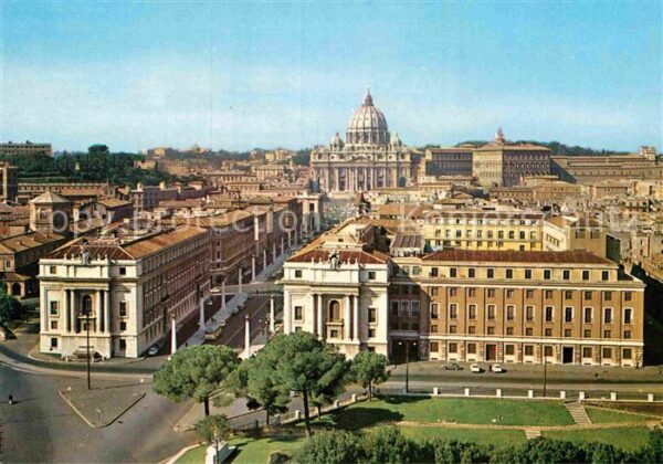 Roma Rom Via della Conciliazione e Basilica di S