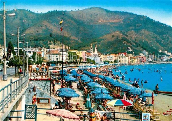 Laigueglia  Spiaggia di ponente Strand Riviera dei