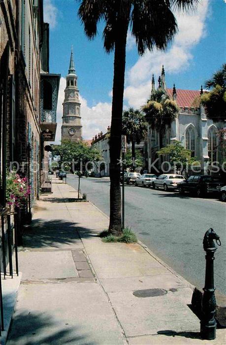 Charleston South Carolina Along Church Street Dock Street Theatre