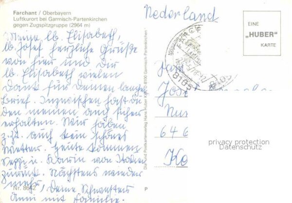 Farchant Ortsmotive mit Kirche gegen Zugspitzgru – Bild 2