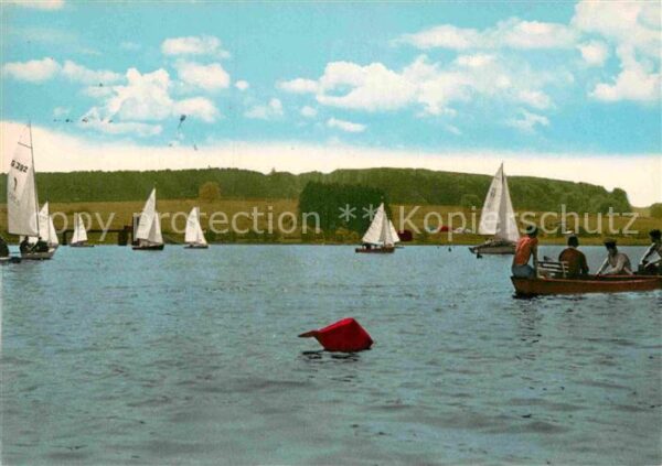 Mademuehlen Krombachtalsperre Stausee Segeln