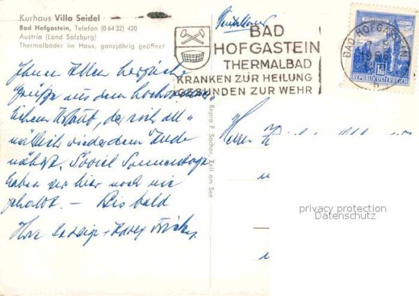 Bad Hofgastein Kurhaus Villa Seidel – Bild 2
