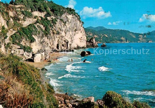 Mirtiotissa Strand Küste