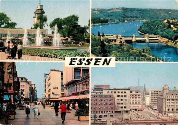 Essen Ruhr Blumenhof Innenstadt Fussgängerzone Ruh