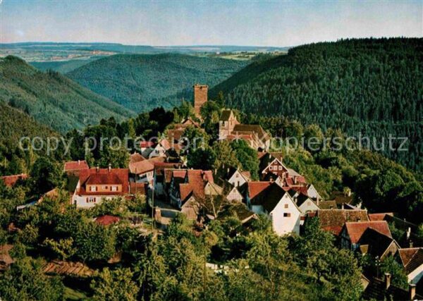 Zavelstein Panorama Kleinste Stadt Württembergs im