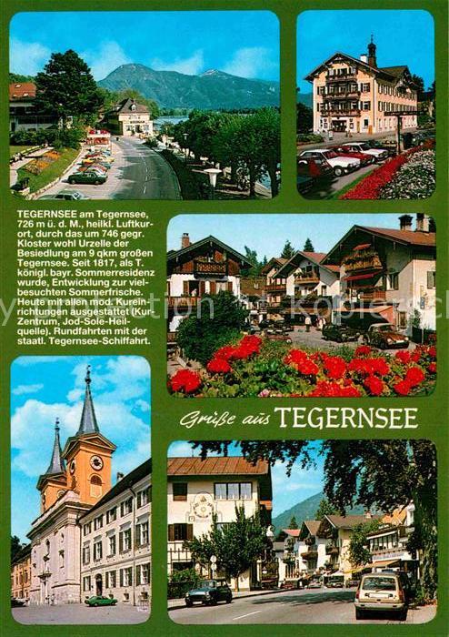 Tegernsee Teilansichten Hotel Innenstadt Kirche G