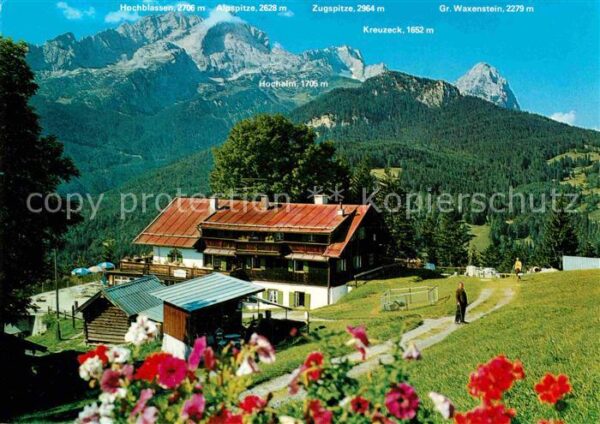 Garmisch-Partenkirchen Berggasthof Eckbauer Wettersteingebirge